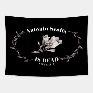 Scalia Since 2016 - White Text Tapestry