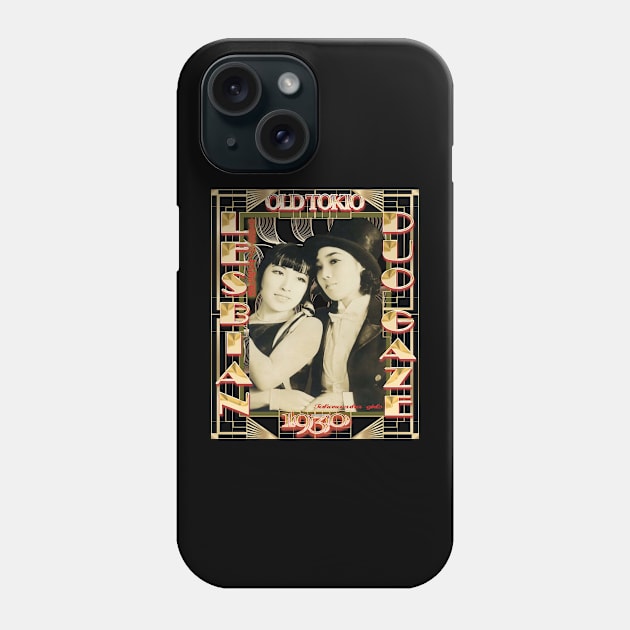 Lesbian fashion Tokio roaring twenties art deco - japanes Phone Case by irresolute-drab