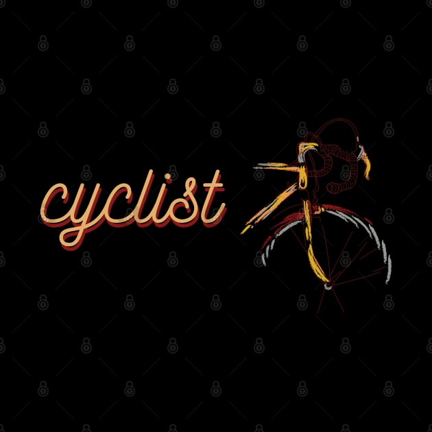 Cyclist for bike riders by artsytee
