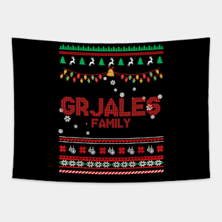 Grjales Family Christmas, Name Xmas , Merry Christmas, Name , Birthday, Middle name Tapestry