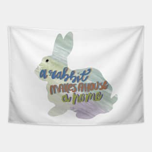 A Rabbit Makes a House a Home T-shirt Tapestry