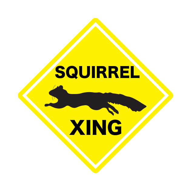 Squirrel crossing by Four Cats