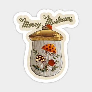 Merry Mushrooms Cannister Set Magnet