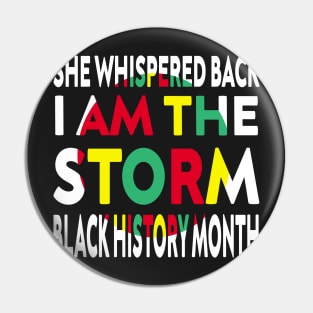 she whispered back i am the storm black history month Pin