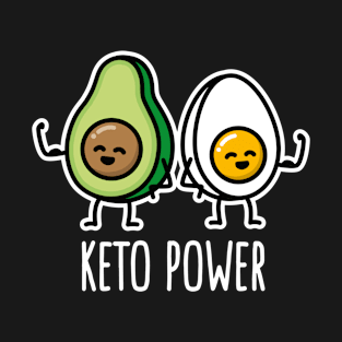 Keto Power Egg Avocado Ketogenic Ketosis low carb T-Shirt