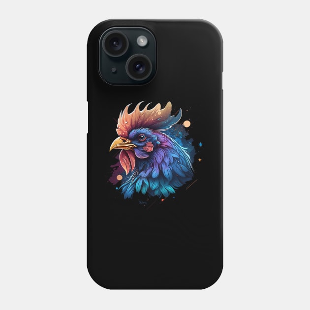rooster Phone Case by a cat cooking