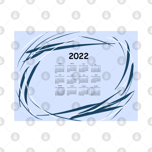 Calendar 2022. Planning business, design modern by grafinya