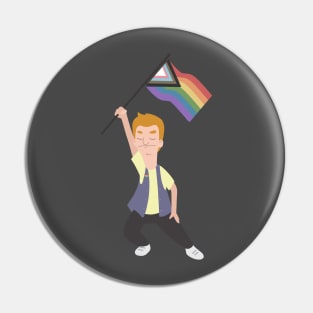 Jimmy Jr. x Lgbtq+ Flag 2 Pin