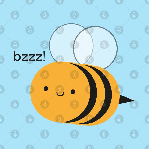 Kawaii Buzzy Bumble Bee by marcelinesmith