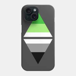 #nerfingwithpride Auxiliary Logo - Aromantic Pride Flag Phone Case