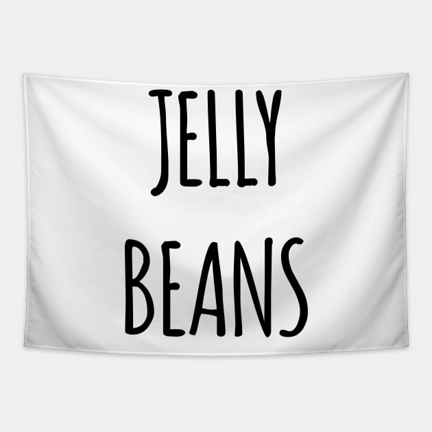 Jelly beans minimal typography Tapestry by 4wardlabel