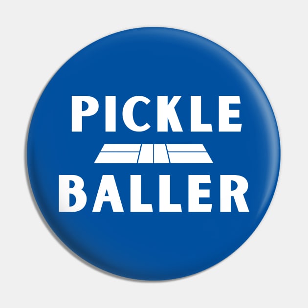 Pickle Baller Pin by dinksnballs