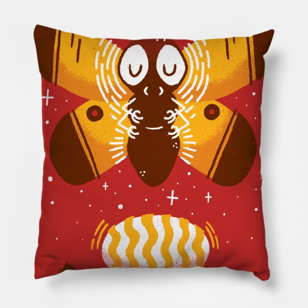 Moth Goddess Pillow by TravisPixels