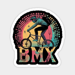 BMX Grunge Sun for Men Women Kids and Bike Riders Magnet