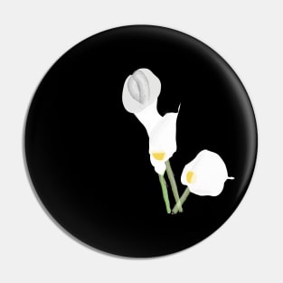 Calla lily flower Pin