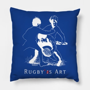 Rugby Junior Trapped C by PPereyra Pillow