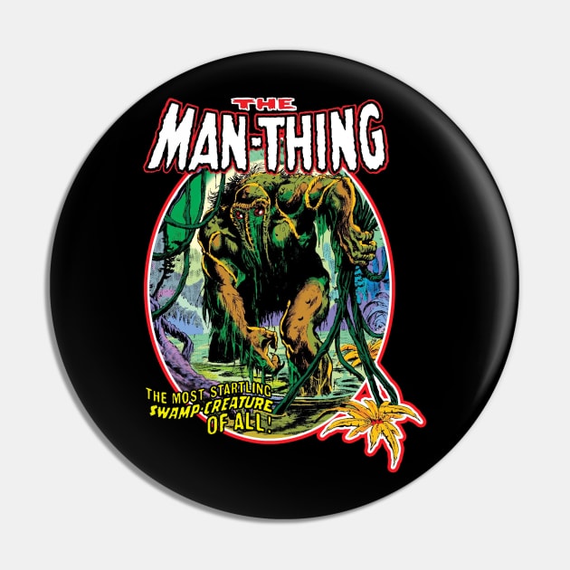 VINTAGE HORROR MAN-THING 1974 Pin by AxLSTORE