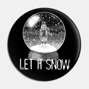 Let It Snow Pin