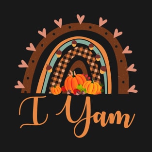 Thanksgiving Matching Couple She's My Sweet Potato I Yam Set T-Shirt