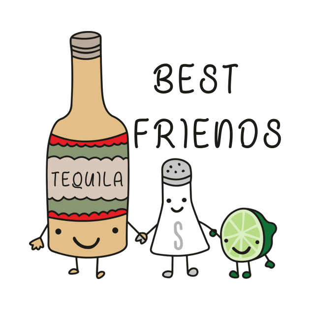 tequila best friends by atasistudio