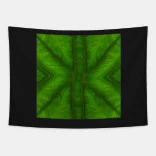 Banana leaf kaleidoscopic patterns. ONE Tapestry