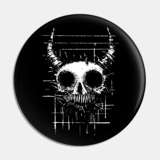 Grim Skull Pin