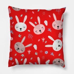 Cute bunnies Pillow