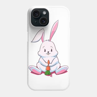 Rabbit Cute White Phone Case