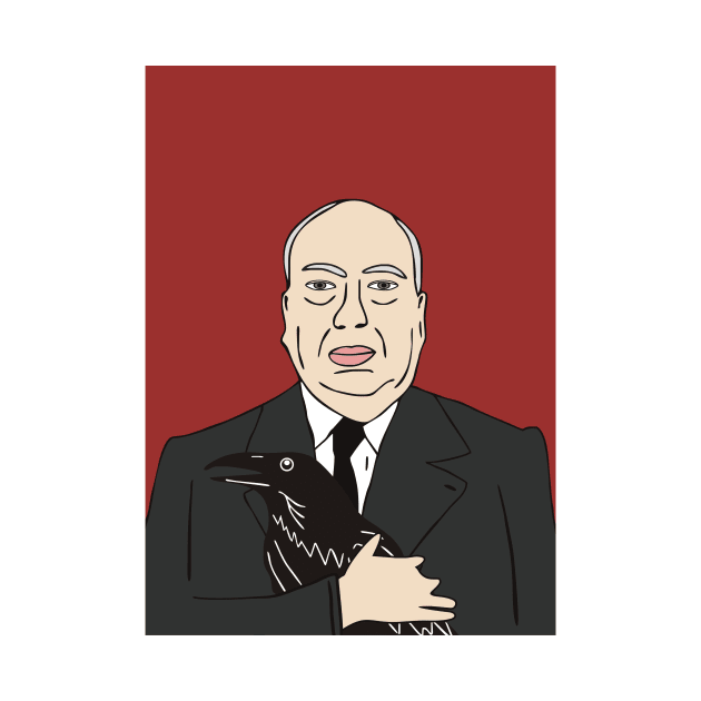 Alfred Hitchcock by grekhov