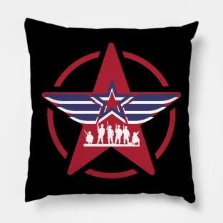 American Soldier T-Shirt Pillow