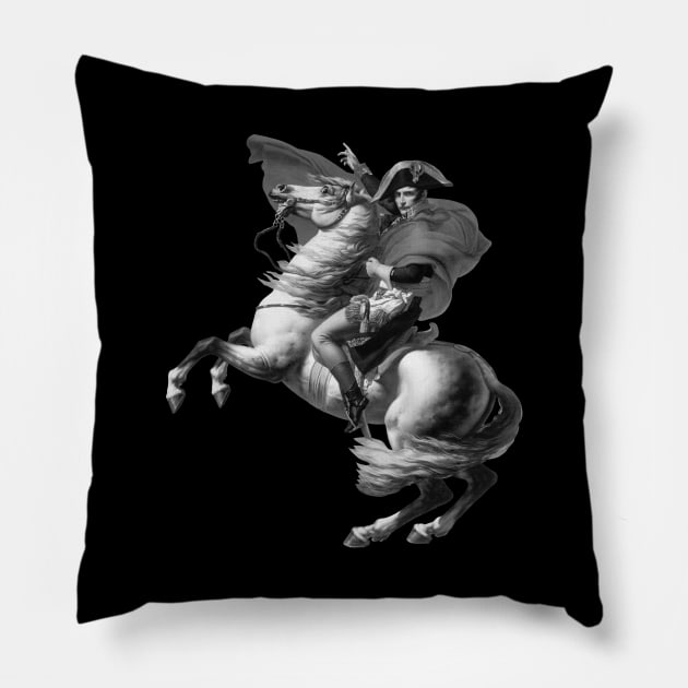 Napoleon Crossing The Alps Pillow by warishellstore