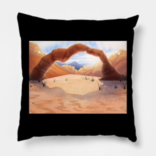 Desert Rock Arch Pillow