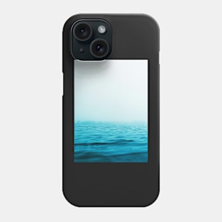 Landscape Blue water, Sea print, Ocean print, Minimalist Phone Case