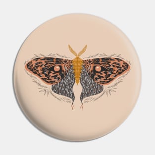 Dark Omens Golden Moth Pin