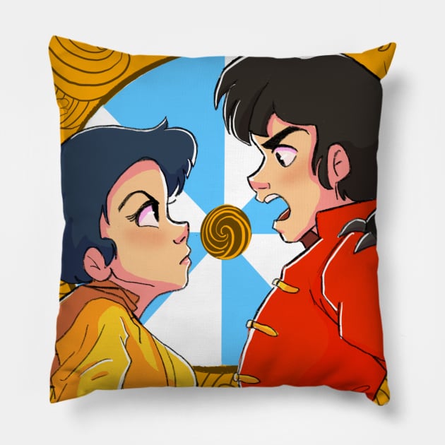 Ranma and Akane Pillow by Sarah D’ Art