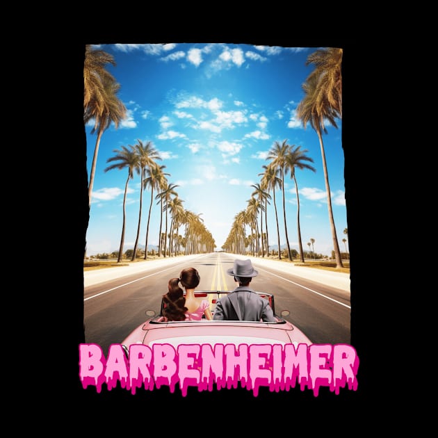 Barbie x Oppenheimer | Barbenheimer retro by TheRelaxedWolf