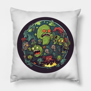 Alien Invasion Pillow