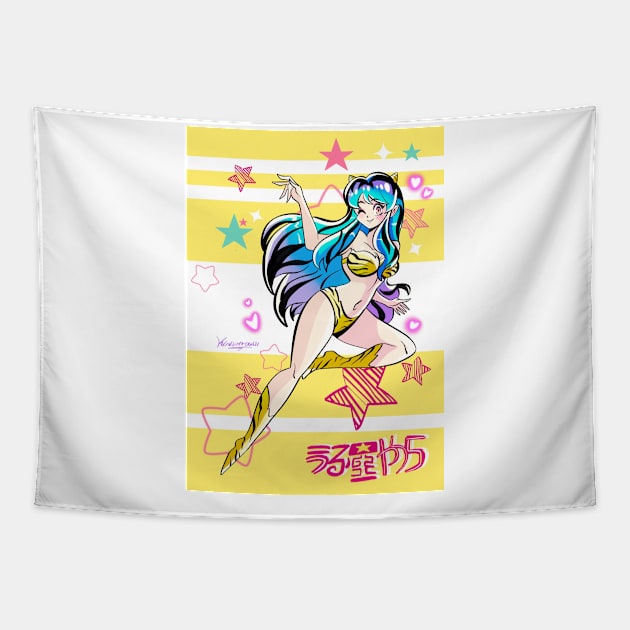 Urusei yatsura 2023 Tapestry by Klaudiapasqui 96