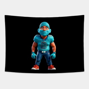 Miami Dolphin Characters Tapestry