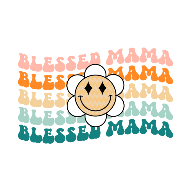 Blessed Mama Smiley Face by skstring