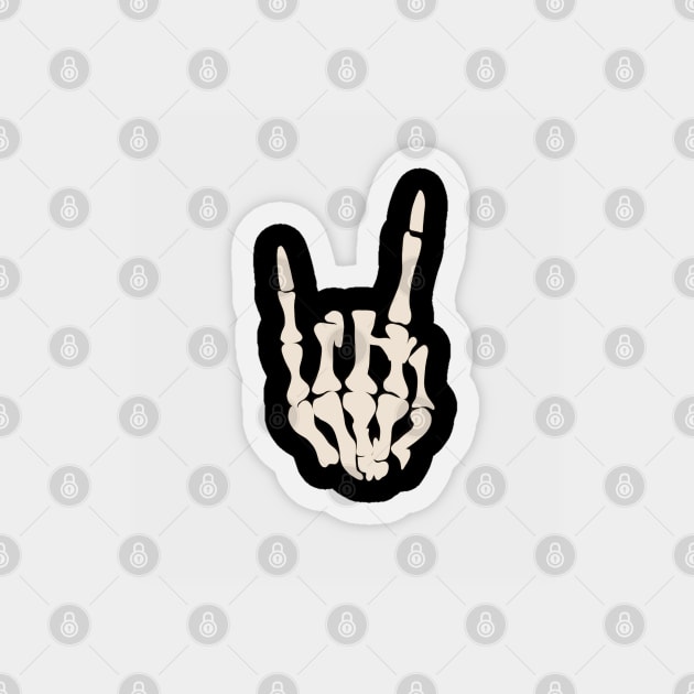 Rock on! Magnet by ExprEssie