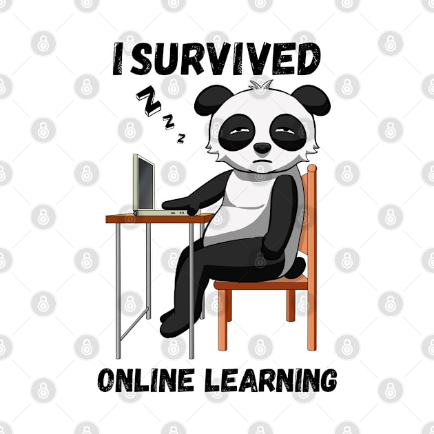 I Survived Online Learning - Panda Lovers by Dener Queiroz