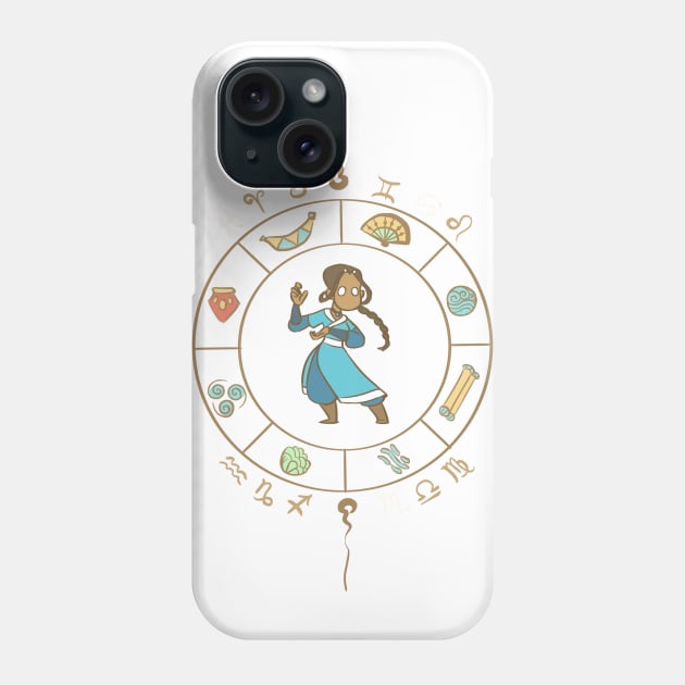 Astrolabe Katara Phone Case by johannamation