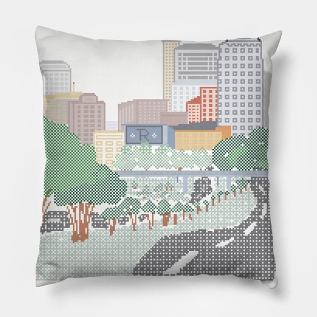 Pixel Raleigh Pillow by Ziegler Workshop