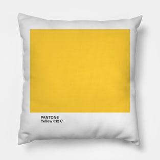 pantone Yellow 012 C Pillow