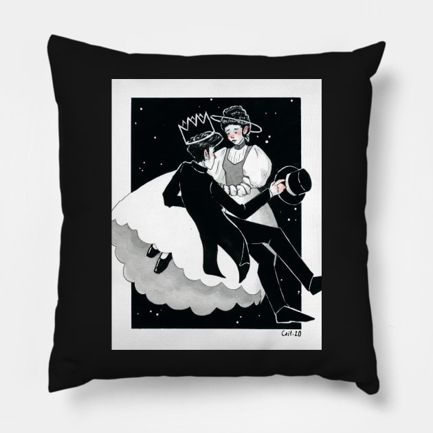 Nearer To Archangels Than Mankind Pillow by PiecesOfCait