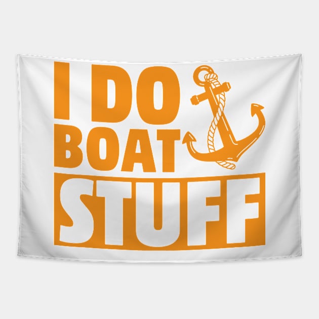 Boat Stuff Funny Anchor Cute Boating Crude Joke Tapestry by Mellowdellow