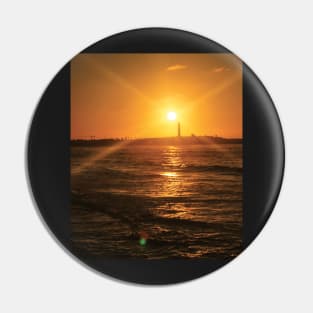 sunset on the ocean Pin