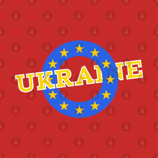 Ukraine and European Union flag by mailboxdisco