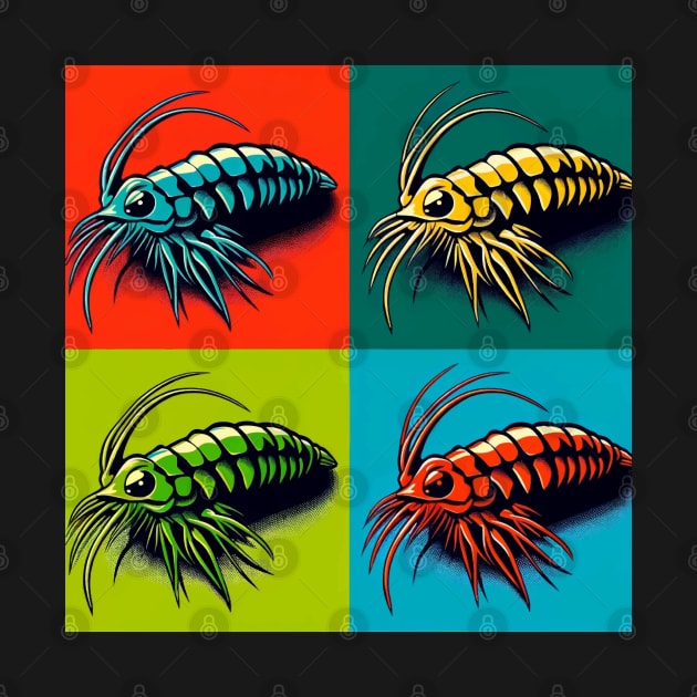 Pop Zooplankton Art - Trendy Marine Life by PawPopArt